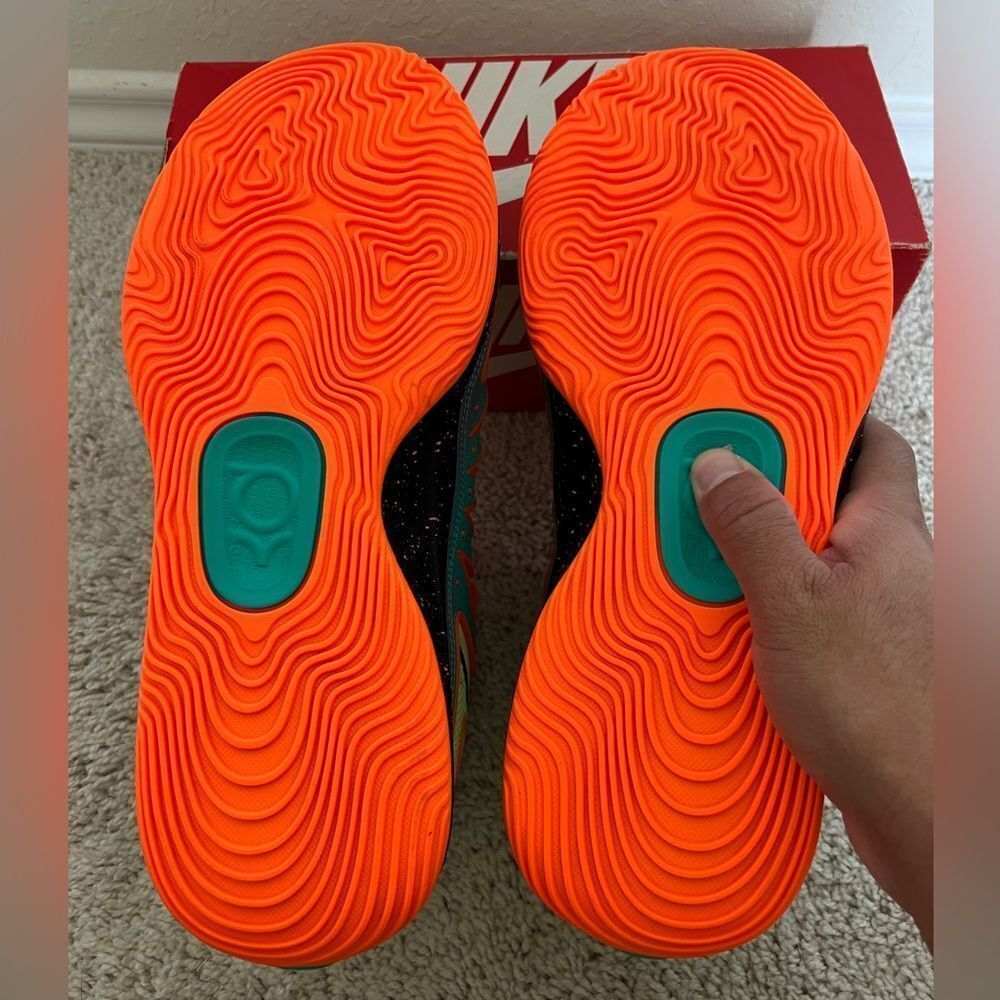 Nike KD18 NRG New Timeline Clear Jade Black Liquid Lime - Picture 8 of 9